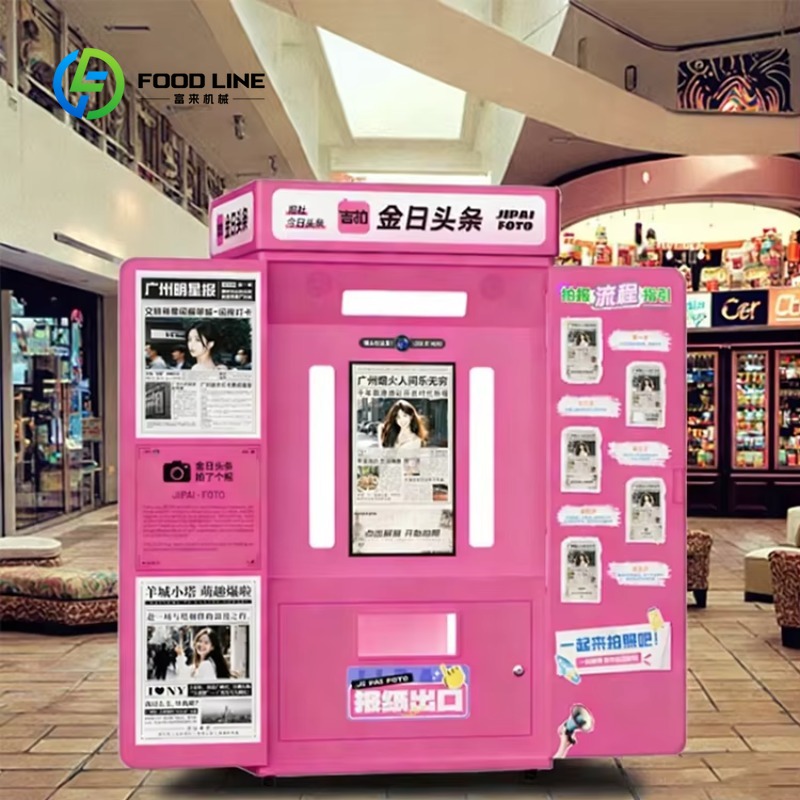 Commercial Newspaper Printing - Kiosque photo instantané personnalisé de style