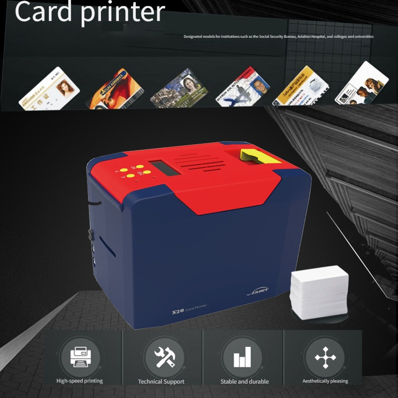Commercial Ribbon Printing Machine - Imprimante de cartes PVC manuelle, impression