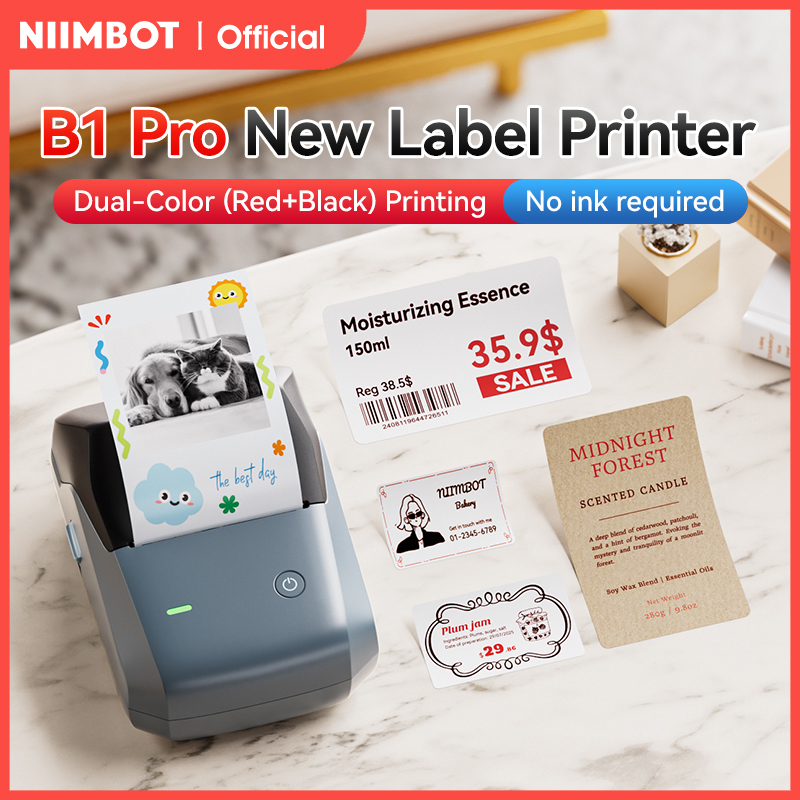Commercial Printing Definition - Imprimante d'étiquettes Niimbot B1 Pro, 300