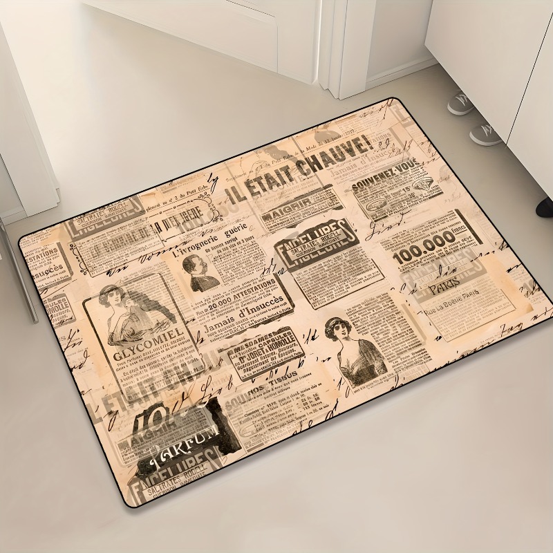 Paillasson en flanelle à motif - Commercial Newspaper Printing avis et prix