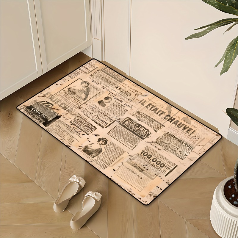 Paillasson en flanelle à motif - Commercial Newspaper Printing avis et prix