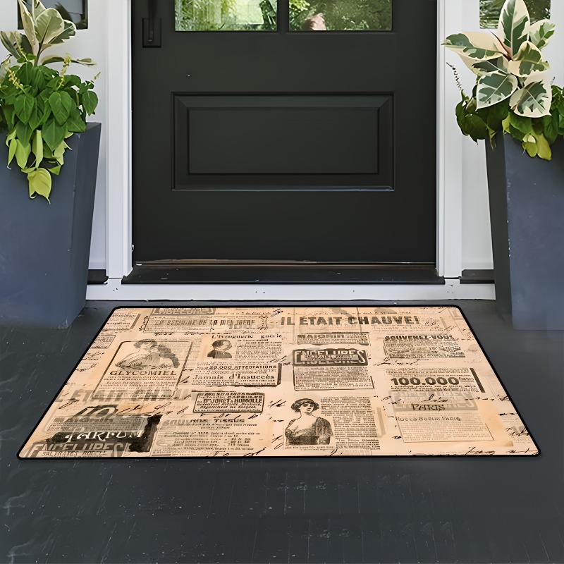 Paillasson en flanelle à motif - Commercial Newspaper Printing avis et prix
